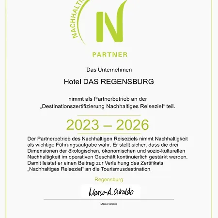 Hotel Das Regensburg Ratyzbona